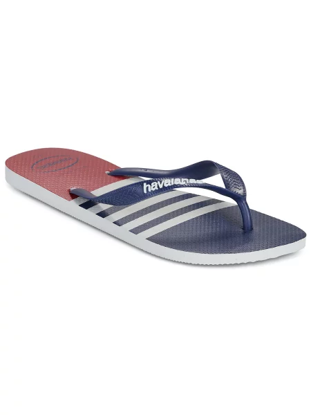 Tenisky Havaianas Top Nautical White/ Marine Blue/ Apache Red EUR modré