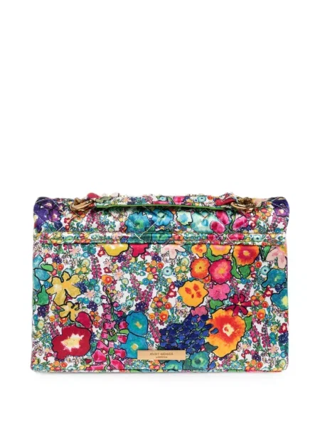 Geantă Kurt Geiger London cu model floral cu imagine albastru