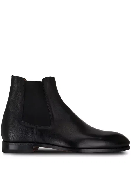 Botine Bontoni din piele negru