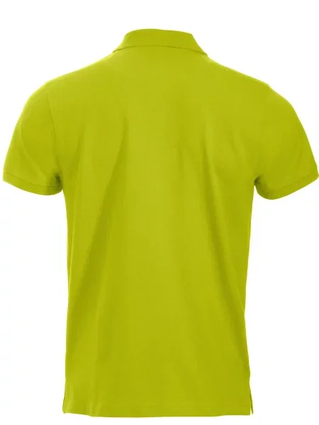 Clique Classic Lincoln S/S koszulka polo z bawełny nowoczesny krój – zielona
