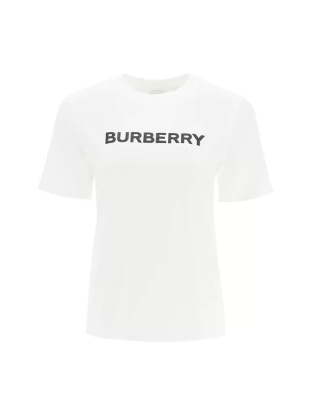 Koszulka Burberry z logo biała