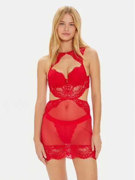 Guess Нічна сорочка Monica червоний