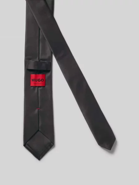 HUGO krawat z jedwabiem Tie cm 6 czarny