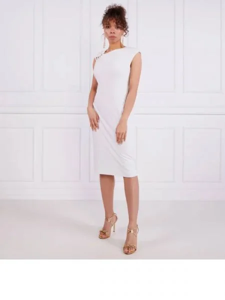 LAUREN RALPH LAUREN Rochie alb