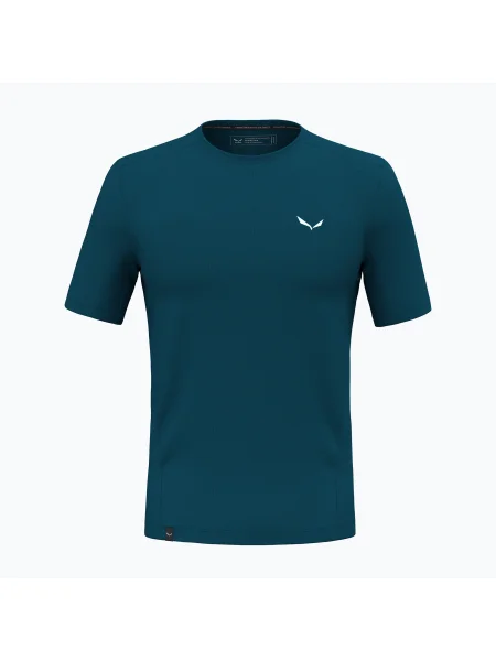 Tricou pentru bărbați Salewa Puez Dry pond blue albastru