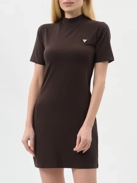 Сукня Guess коричнева