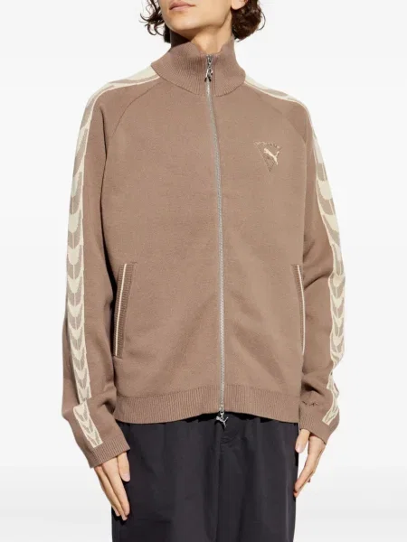 Hanorac Puma cu broderie maro