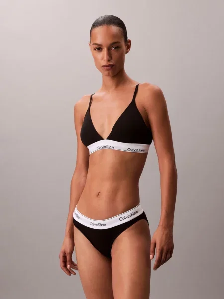 Calvin Klein Biustonosz usztywniany Kobiety jednolity S czarny