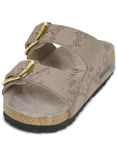 Birkenstock Șlapi Arizona Big Buckle cu adaos de piele | narrow fit bej