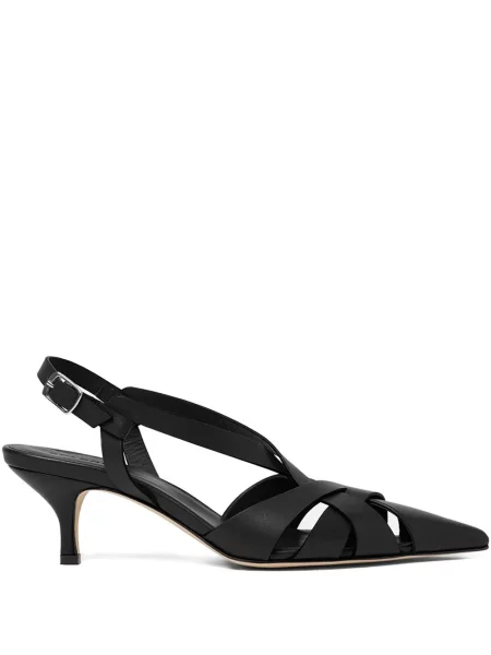 Pantofi cu toc Scarosso slingback negru