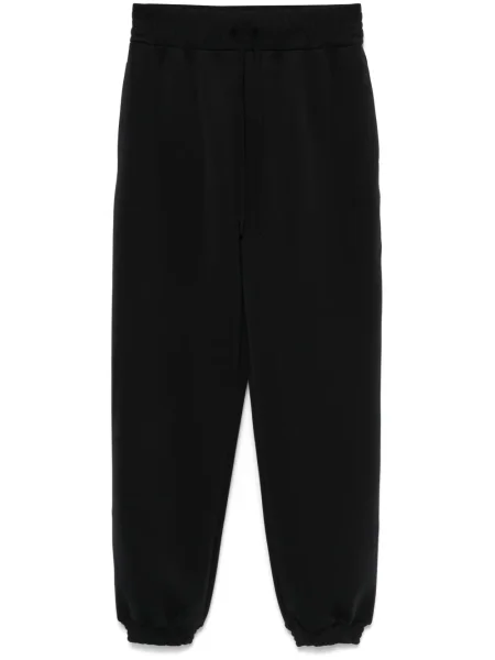 Pantaloni Moncler din jerseu negru