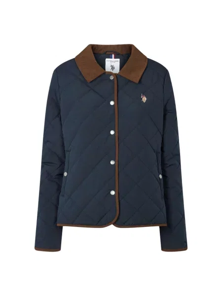 U.S. POLO ASSN. Geacă de primăvară-toamnă Melou bleumarin maro