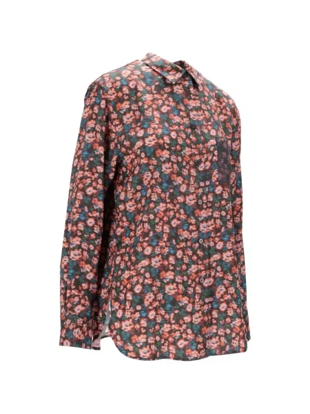 Cămașă Paul Smith cu model floral cu imagine roz