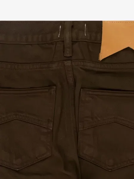 Blugi drepți Rhude maro