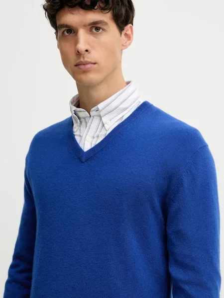 Шерстяной свитер United Colors Of Benetton серый