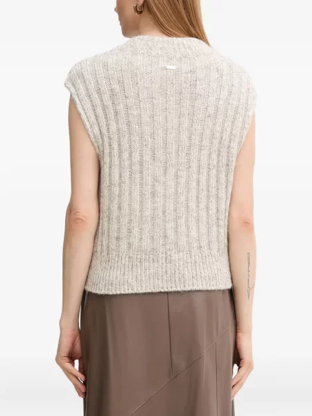 Vestă Barbour fără mâneci cu nervuri