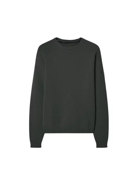 Dzianinowy sweter Rrd zielony