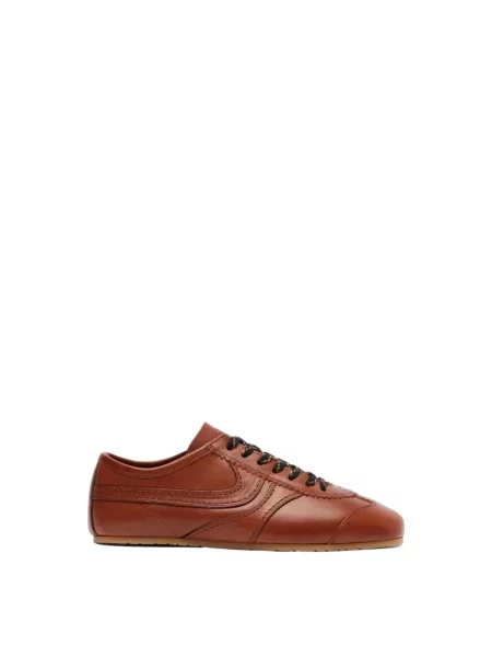Sneakersy Dries Van Noten brązowe