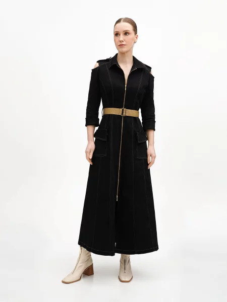 A.G.N.A Сукня максі чорний