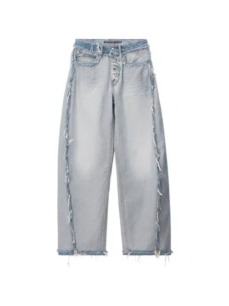 Blugi cu picior larg Alexander Wang albastru