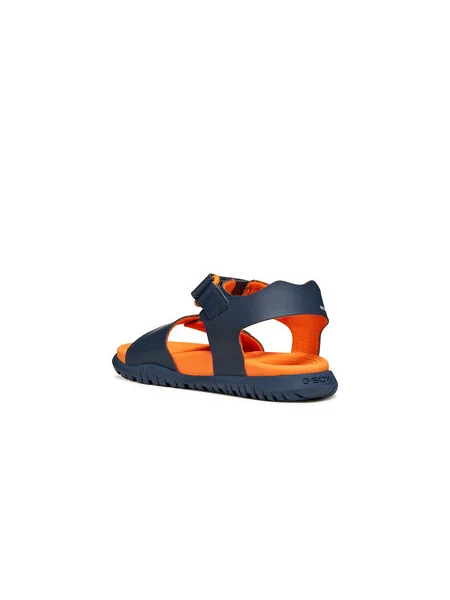Sandále Geox J Sandal Fusbetto Bo M Tmavomodrá modrá