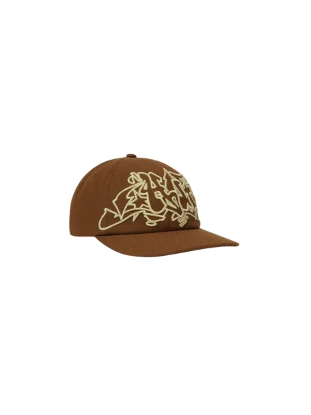 Czapka z daszkiem Huf z logo brązowa