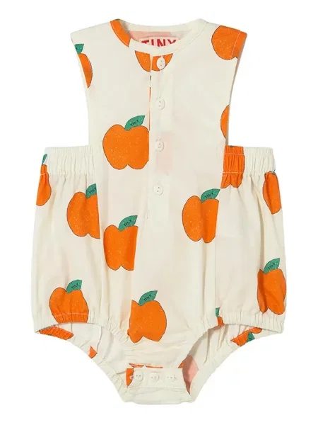 Tinycottons kojenecké body APPLES WOVEN BODY béžový