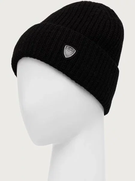 Emporio Armani căciulă cu lână negru