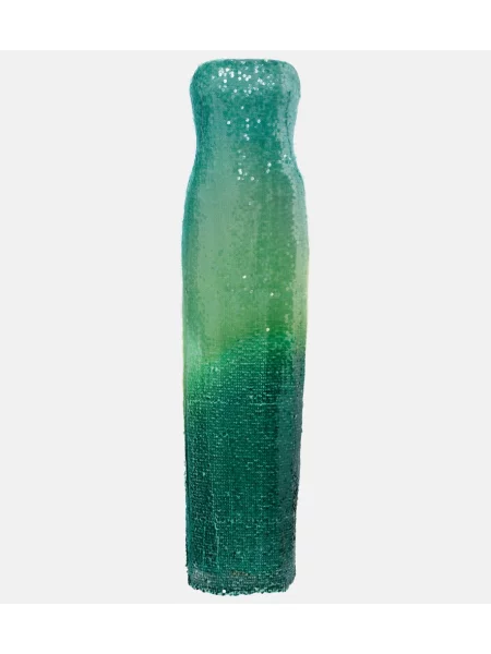 Rochie Simkhai transparente verde