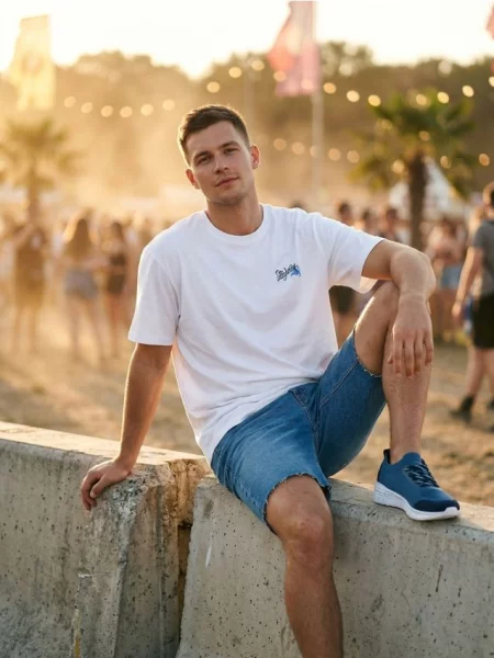 Sinsay tričko s nápisem StayWild bílá