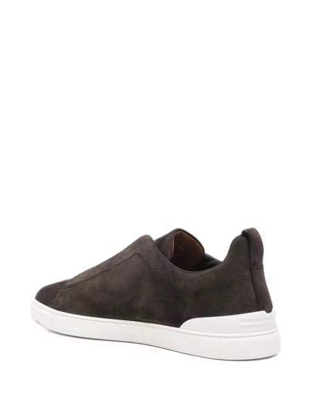 Szarvasbőr sneaker Zegna barna