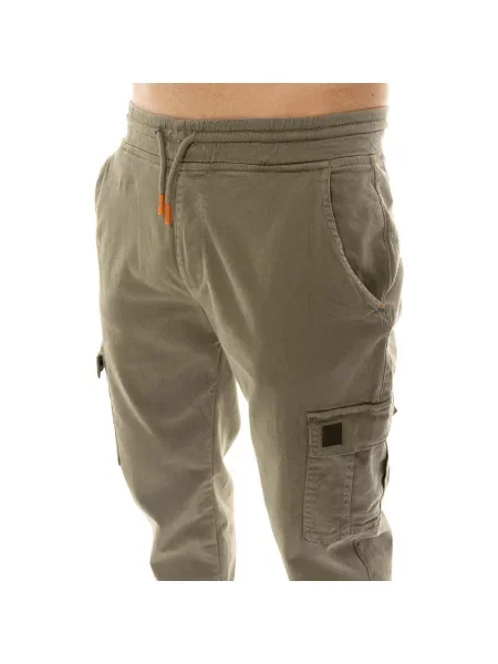 Pantaloni cargo Leone 1947 verde
