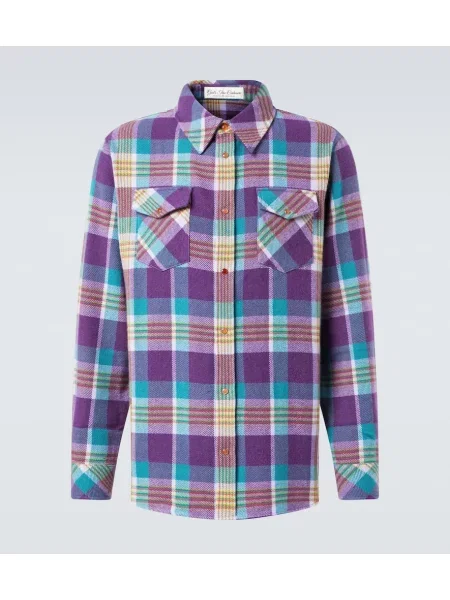 Kašmírová kostkovaná košile God's True Cashmere