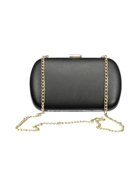 Lniana kopertówka Valentino Bags czarna