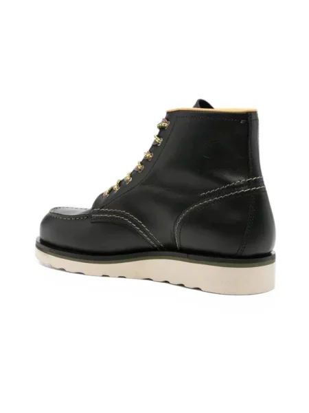 Botki Paul Smith sznurowane koronkowe czarne