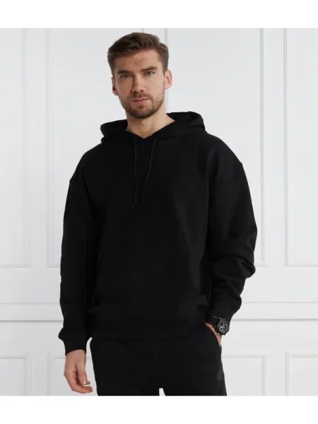 HUGO Hanorac Dompol_H | Oversize fit negru