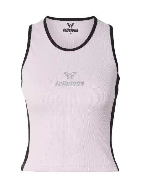 Felicious Top gri / mov deschis negru