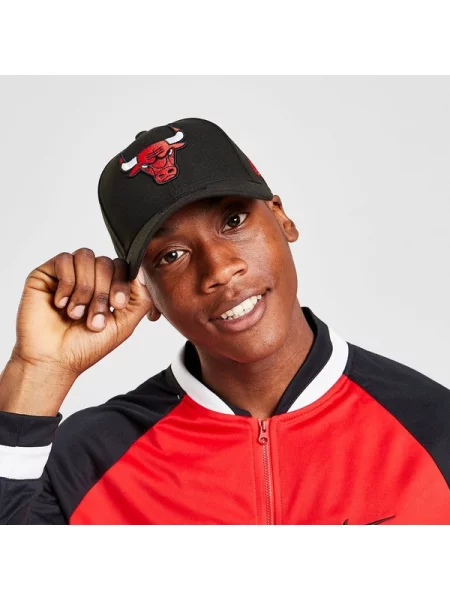 NEW ERA Kšiltovka Chicago Bulls červená černá