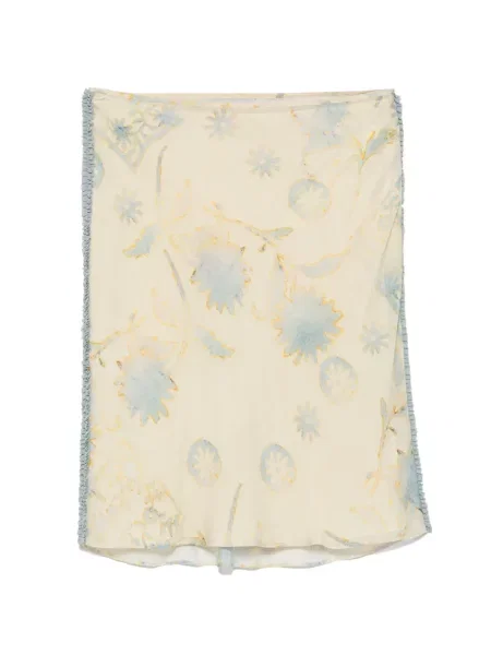 Fusta mini Sir cu model floral cu imagine
