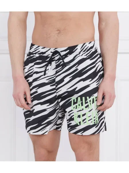 Pantaloni scurți Calvin Klein Swimwear alb
