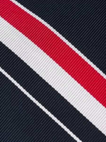 Pruhovaná kravata Thom Browne modrá