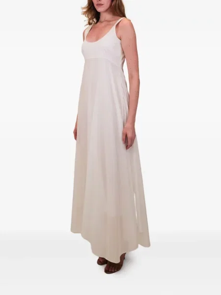Rochie maxi Azeeza de costum alb