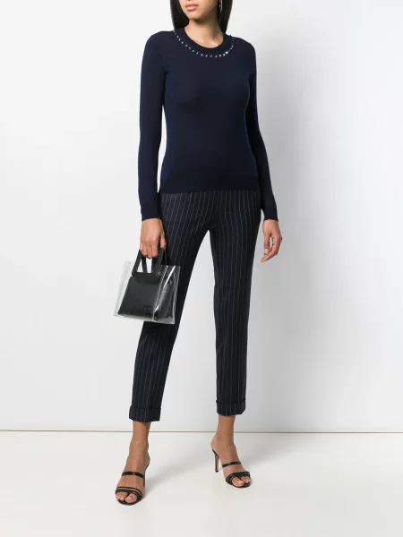 Pantaloni P.a.r.o.s.h. cu dungi albastru