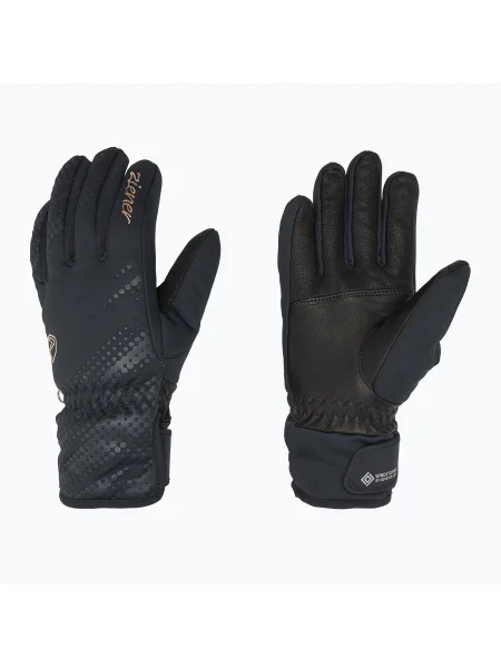 Дамски скиорски ръкавици ZIENER Karoi WS PR black/rose metallic черно