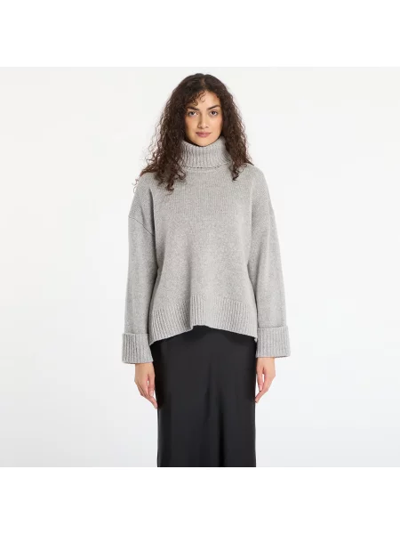 Пуловер Samsøe Samsøe Sakeiku Turtleneck Grey Melange L сиво