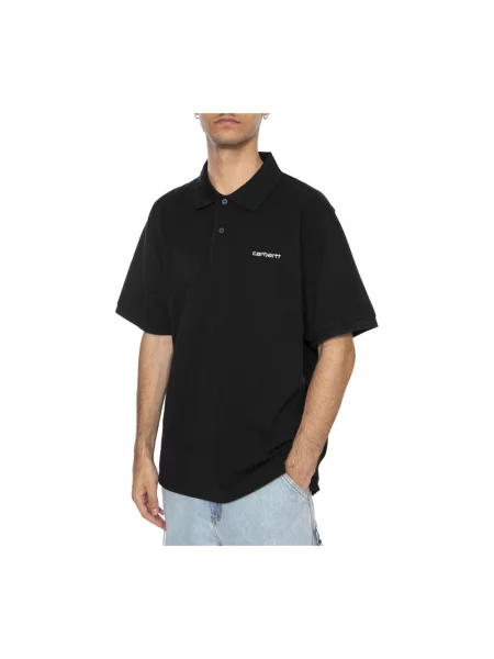 Koszulka polo Carhartt Wip czarna