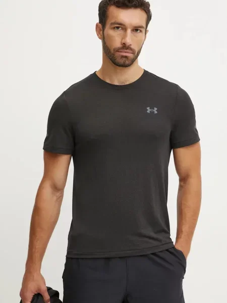 Under Armour futós póló Seamless Stride fekete