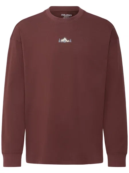 BLEND Tricou BHLUKA ruginiu maro