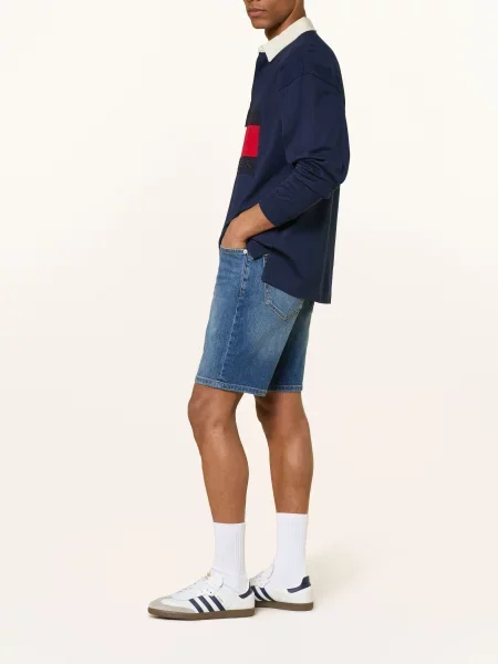 Tommy Hilfiger Džínové Šortky Slim Fit cobalt blue modré