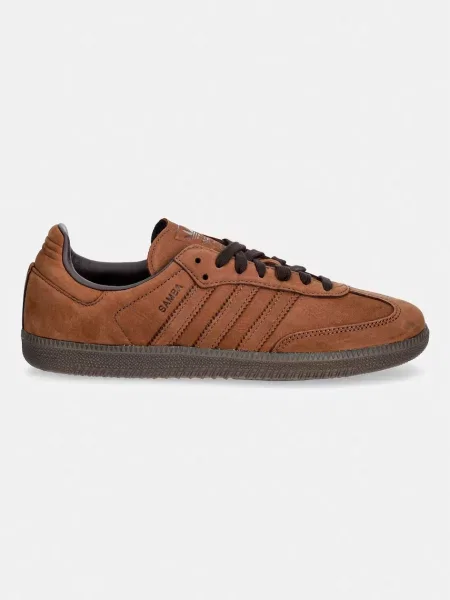 Superge iz nubuka adidas Originals Samba OG rjava